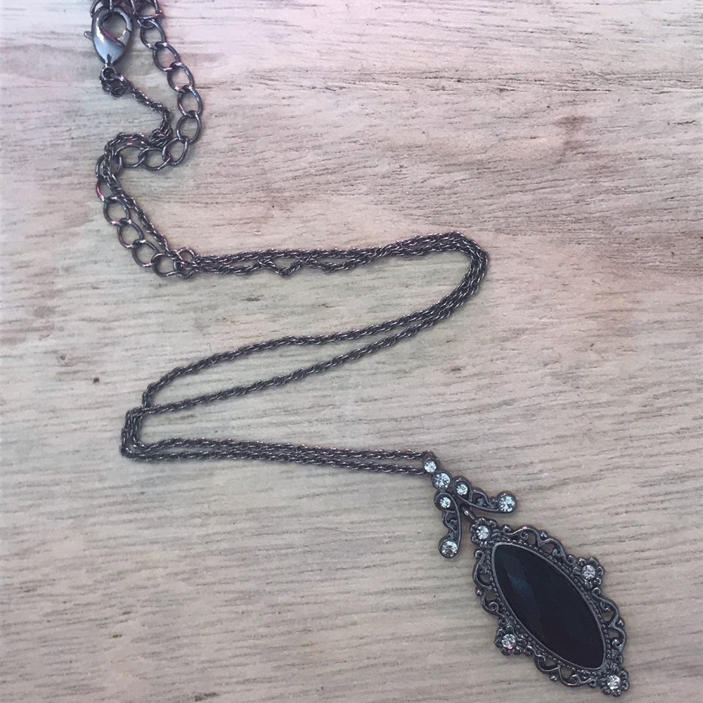 Vintage Styled Black Necklace